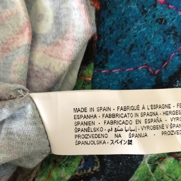 Desigual dress made in Barcelona V neck NWOT sz S - Picture 7 of 8